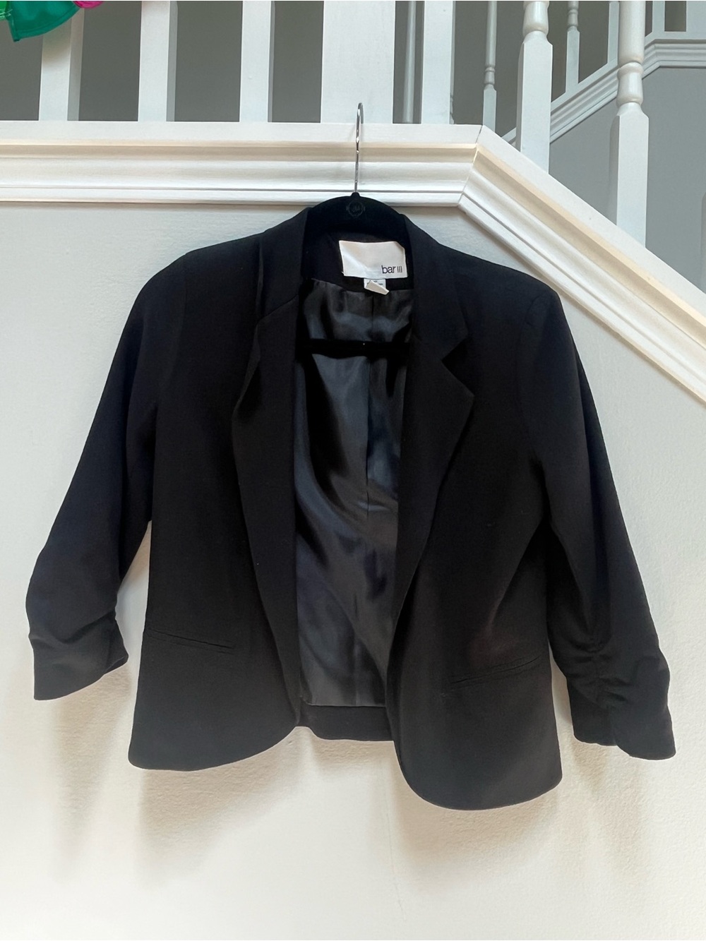 Bar III Black Women's Blazer Jacket